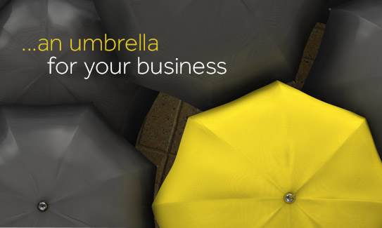 An umbrella for your business